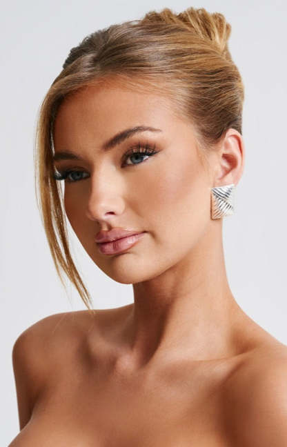 Bronte Earrings - Silver-My Top Dress.All Rights Reserved