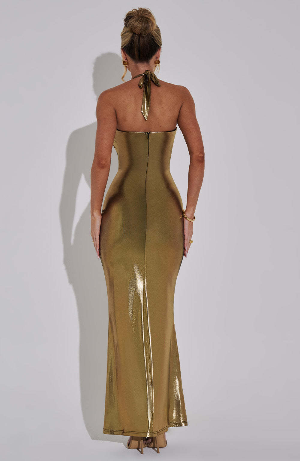 Chrishelle Maxi Dress - Gold-My Top Dress.All Rights Reserved