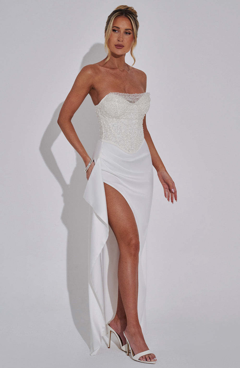 Emrielle Maxi Dress - Ivory-My Top Dress.All Rights Reserved