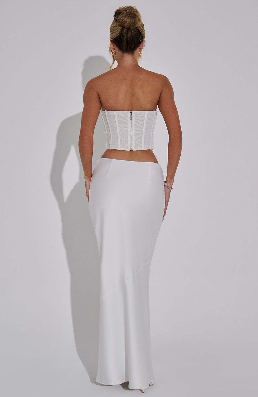 Bernadette Maxi Skirt - Ivory-My Top Dress.All Rights Reserved