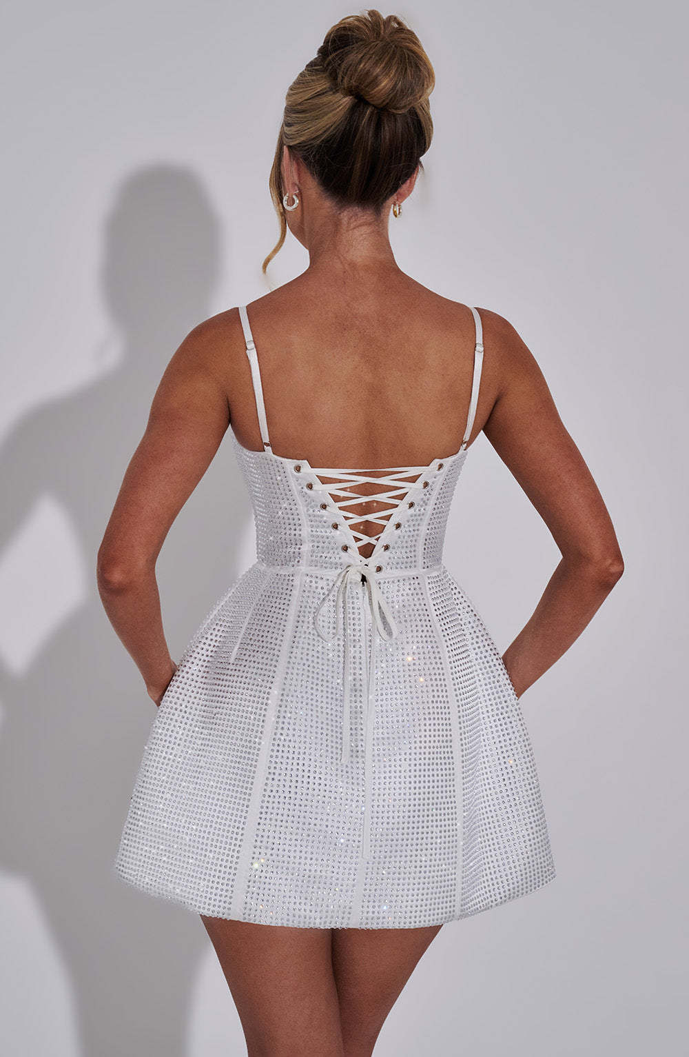 Emma Mini Dress - Ivory-My Top Dress.All Rights Reserved
