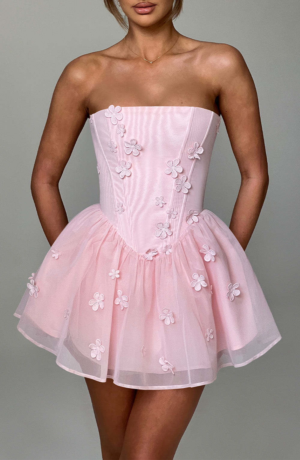 Justina Playsuit - Blush-My Top Dress.All Rights Reserved