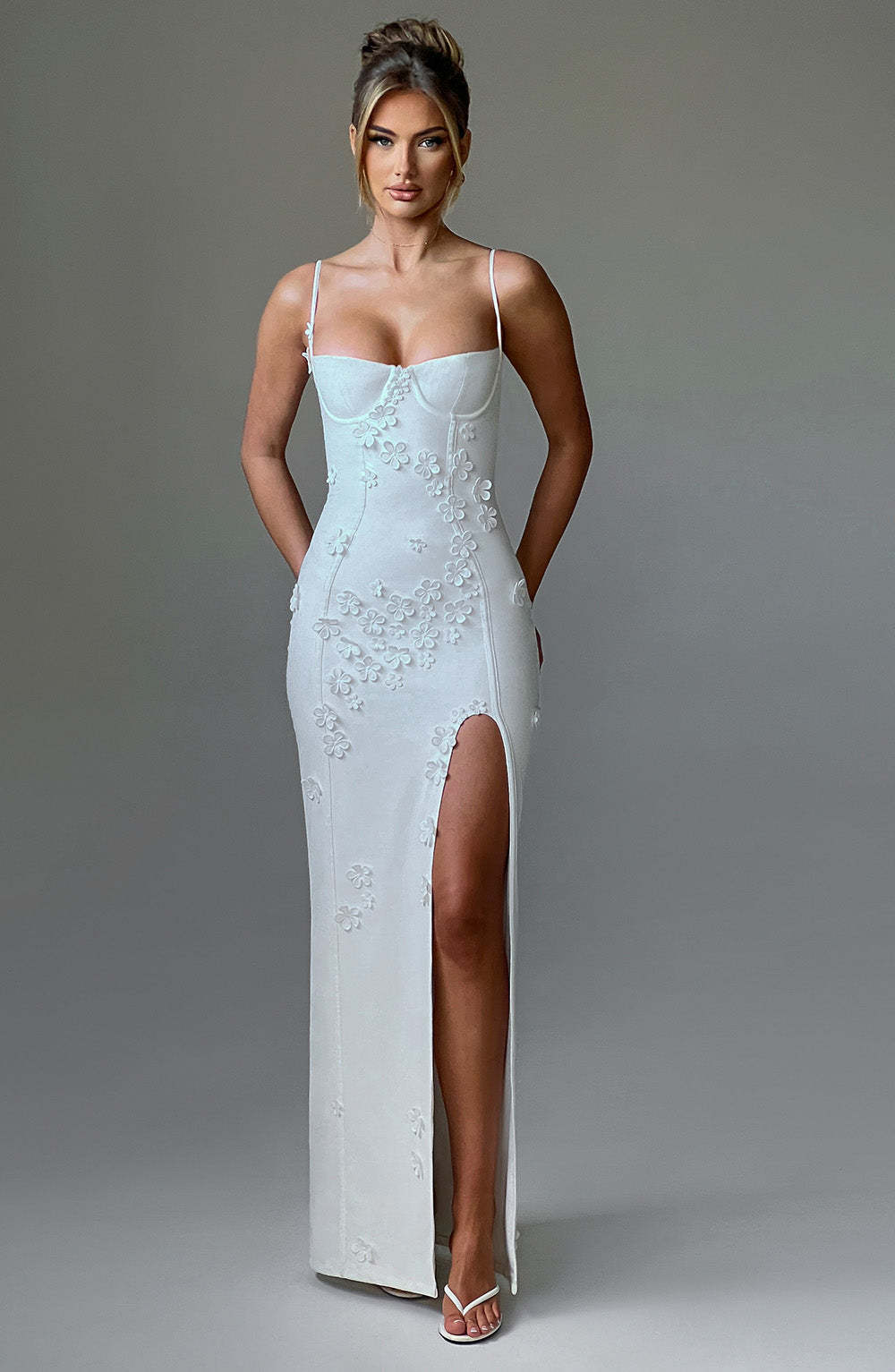 Dalary Maxi Dress - Ivory Lined-My Top Dress.All Rights Reserved