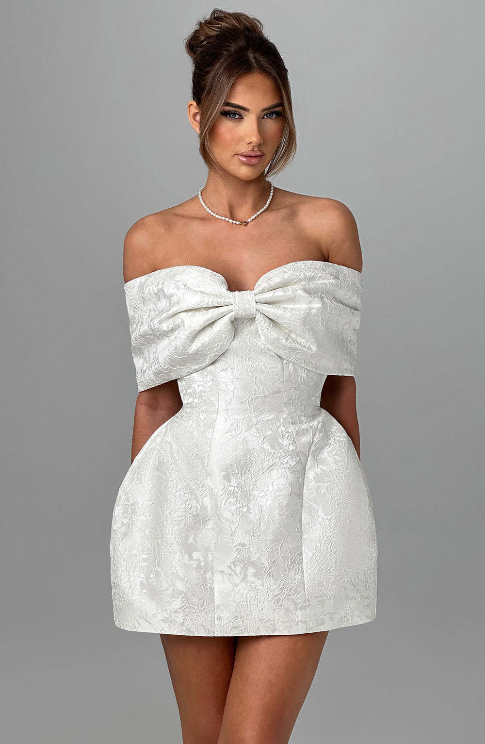 Raquel Mini Dress - Ivory-My Top Dress.All Rights Reserved