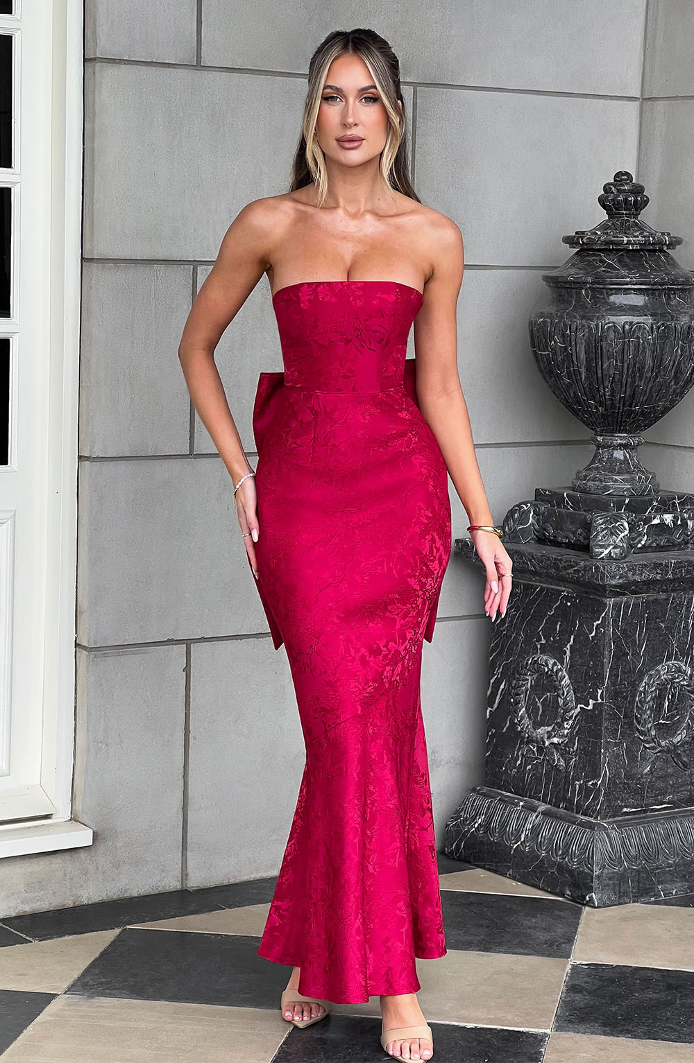 Felicity Maxi Dress - Red-My Top Dress.All Rights Reserved