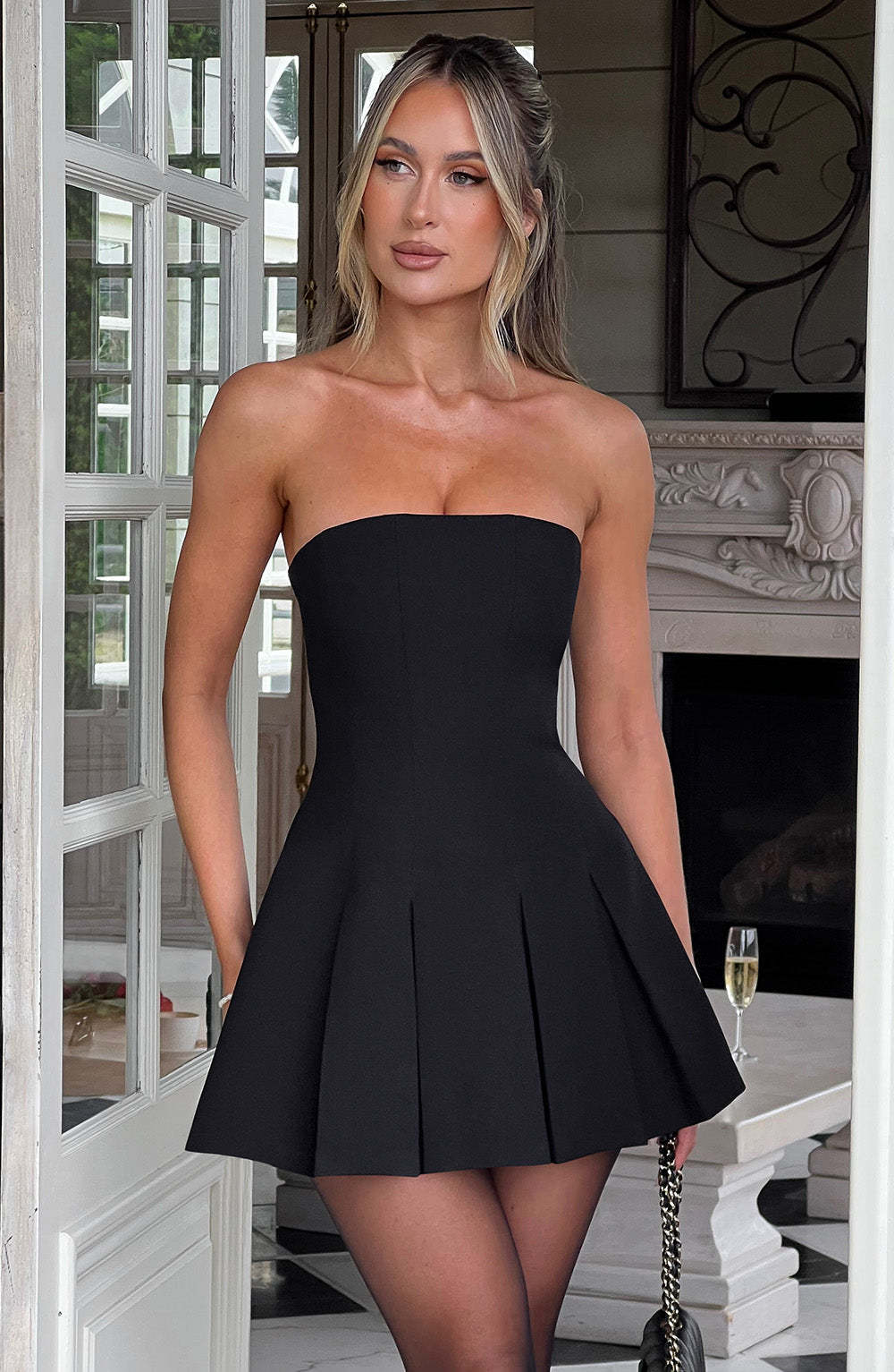 Bryony Mini Dress - Black-My Top Dress.All Rights Reserved