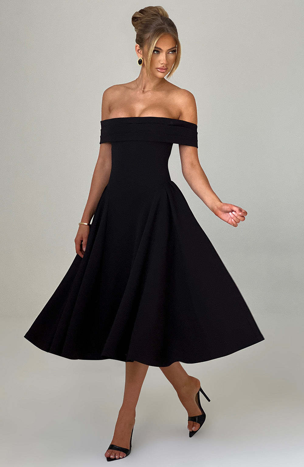 Miranda Midi Dress - Black-My Top Dress.All Rights Reserved