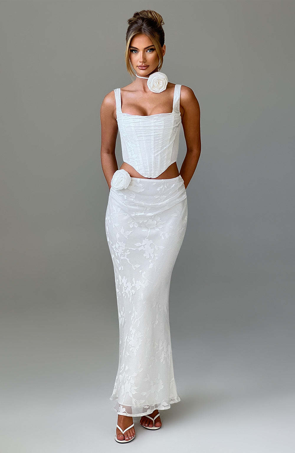 Elizabeth Maxi Skirt - Ivory-My Top Dress.All Rights Reserved