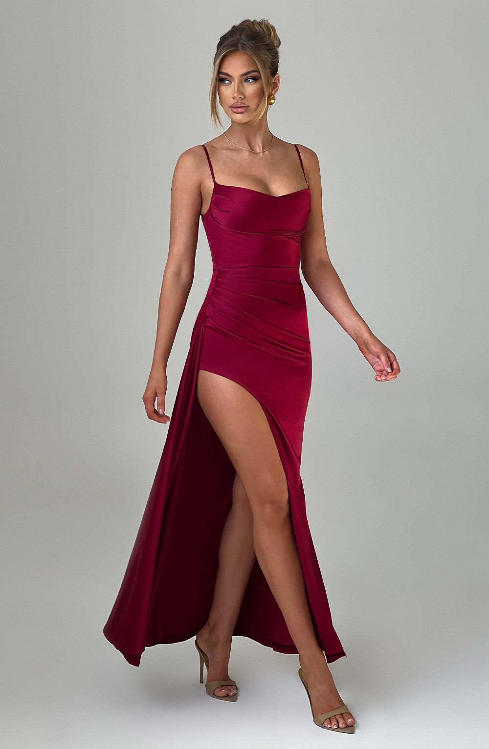 Winona Maxi Dress - Burgundy-My Top Dress.All Rights Reserved