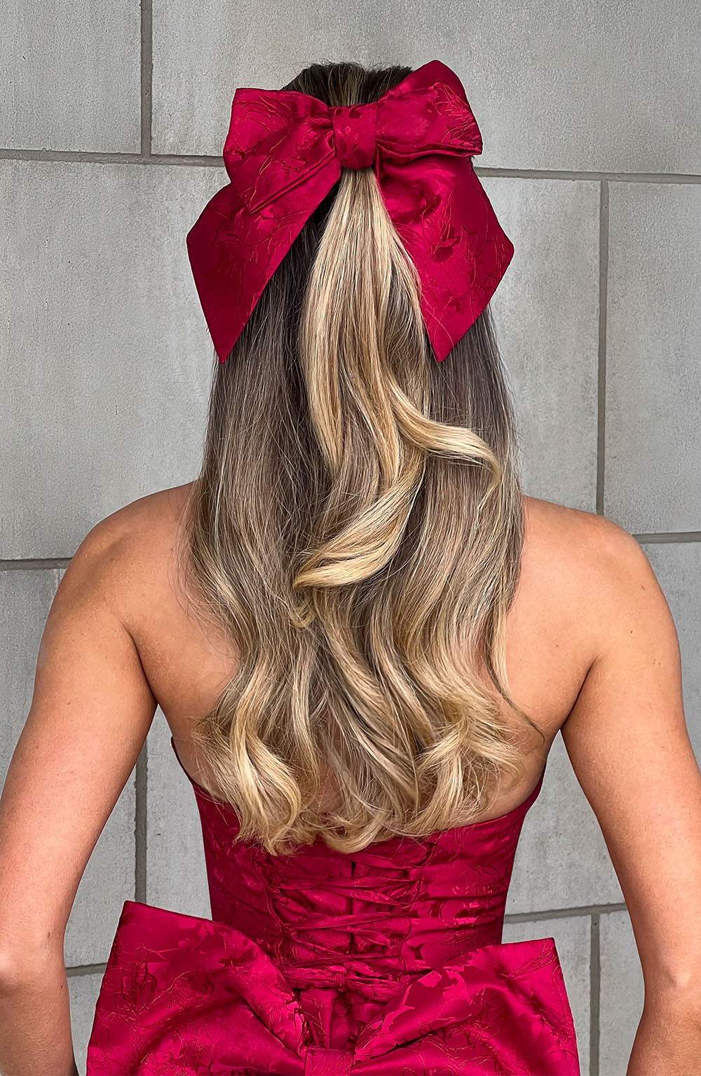 Elsa Bow - Red-My Top Dress.All Rights Reserved
