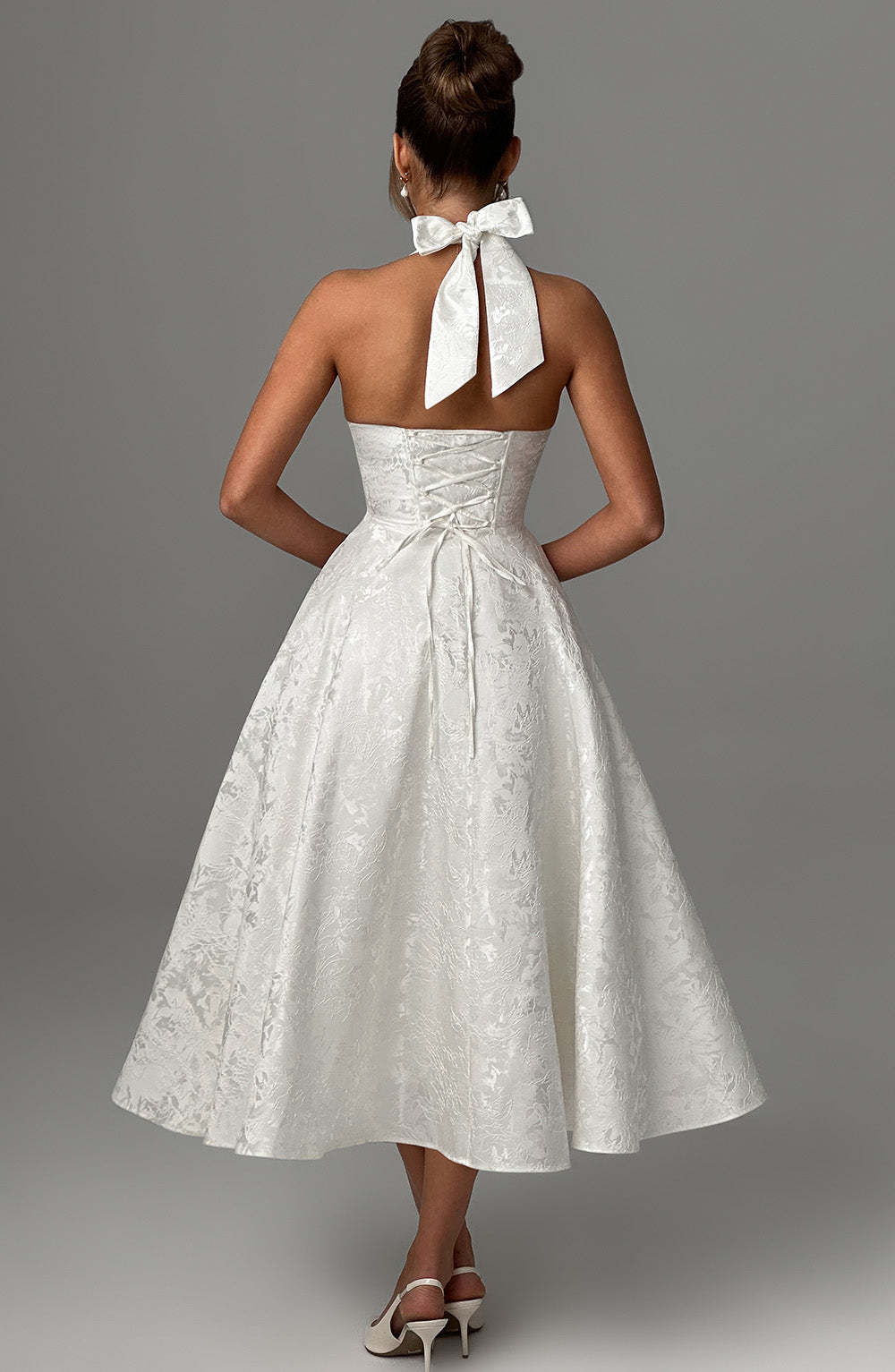 Effie Midi Dress - Ivory-My Top Dress.All Rights Reserved
