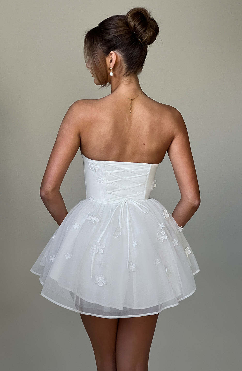 Justina Playsuit - Ivory-My Top Dress.All Rights Reserved