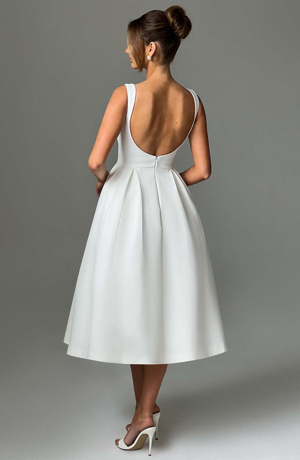 Clarabella Midi Dress - Ivory-My Top Dress.All Rights Reserved