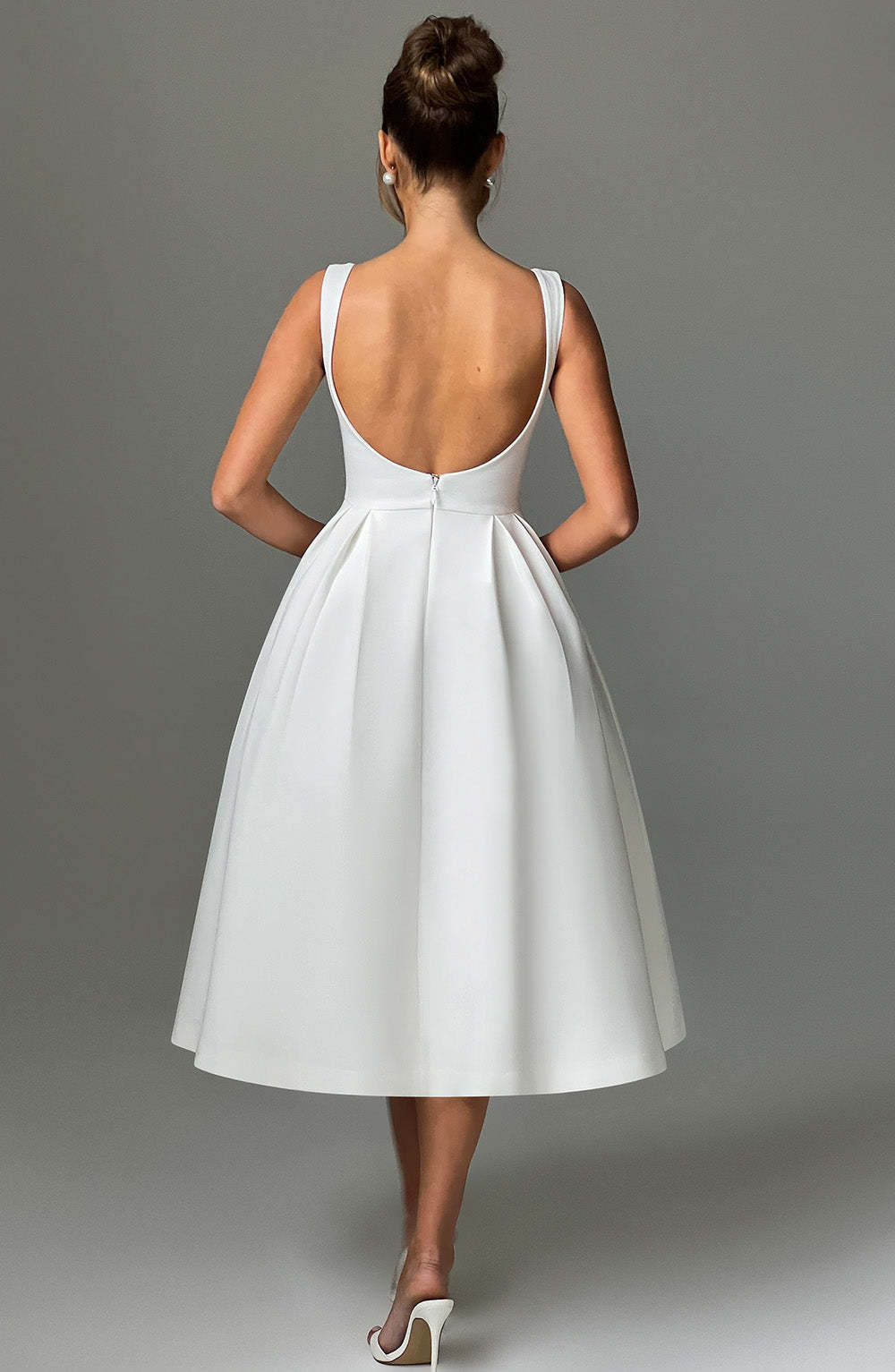 Clarabella Midi Dress - Ivory-My Top Dress.All Rights Reserved