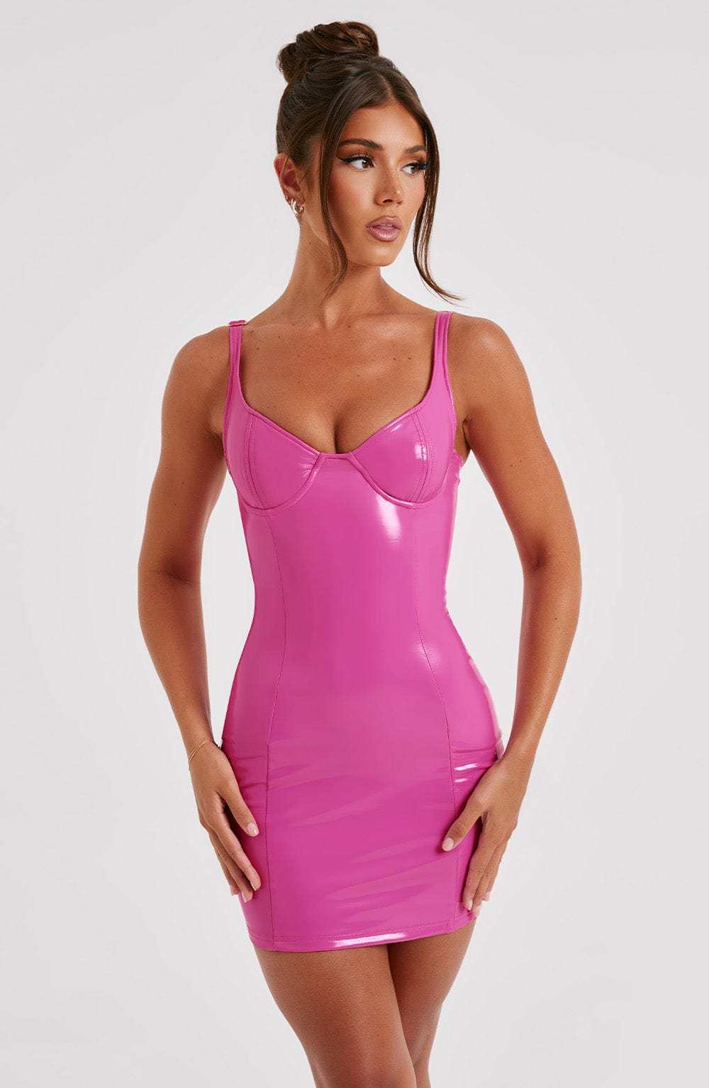 Addison Mini Dress - Pink-My Top Dress.All Rights Reserved