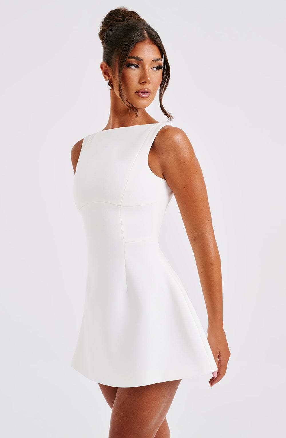 Alana Mini Dress - Ivory-My Top Dress.All Rights Reserved