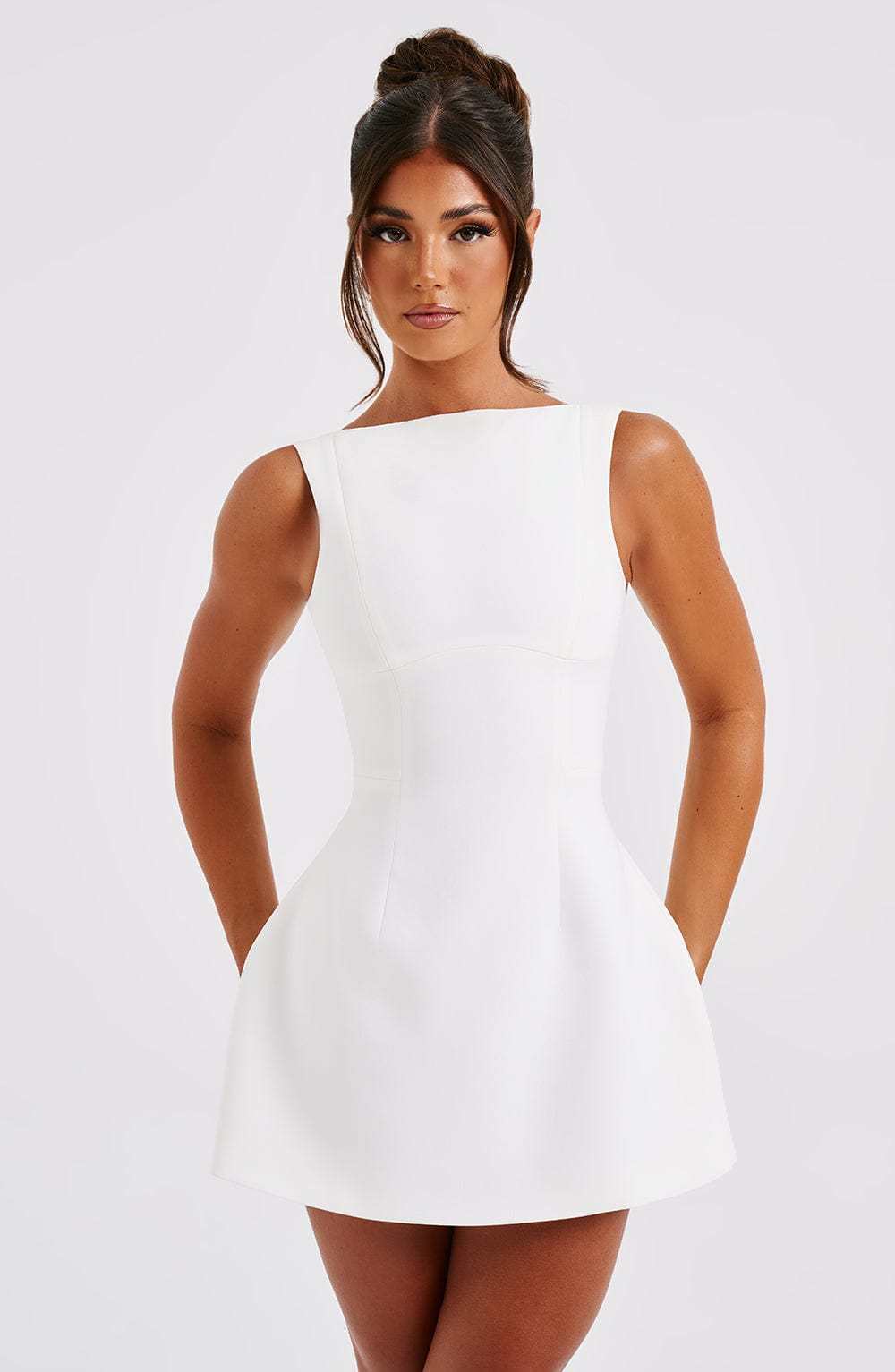 Alana Mini Dress - Ivory-My Top Dress.All Rights Reserved