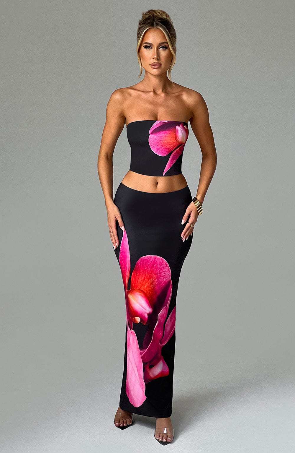 Allegra Top - Black Floral Print-My Top Dress.All Rights Reserved