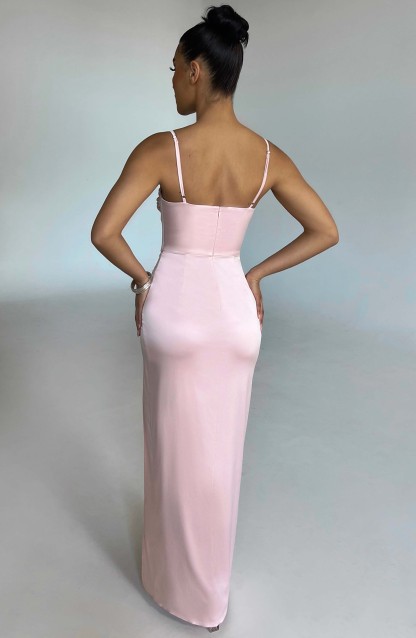Alora Maxi Dress - Blush-My Top Dress.All Rights Reserved