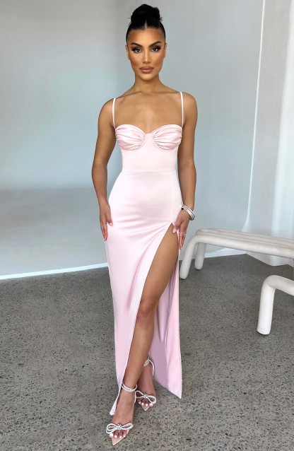 Alora Maxi Dress - Blush-My Top Dress.All Rights Reserved