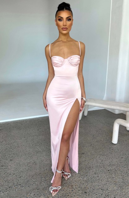 Alora Maxi Dress - Blush-My Top Dress.All Rights Reserved