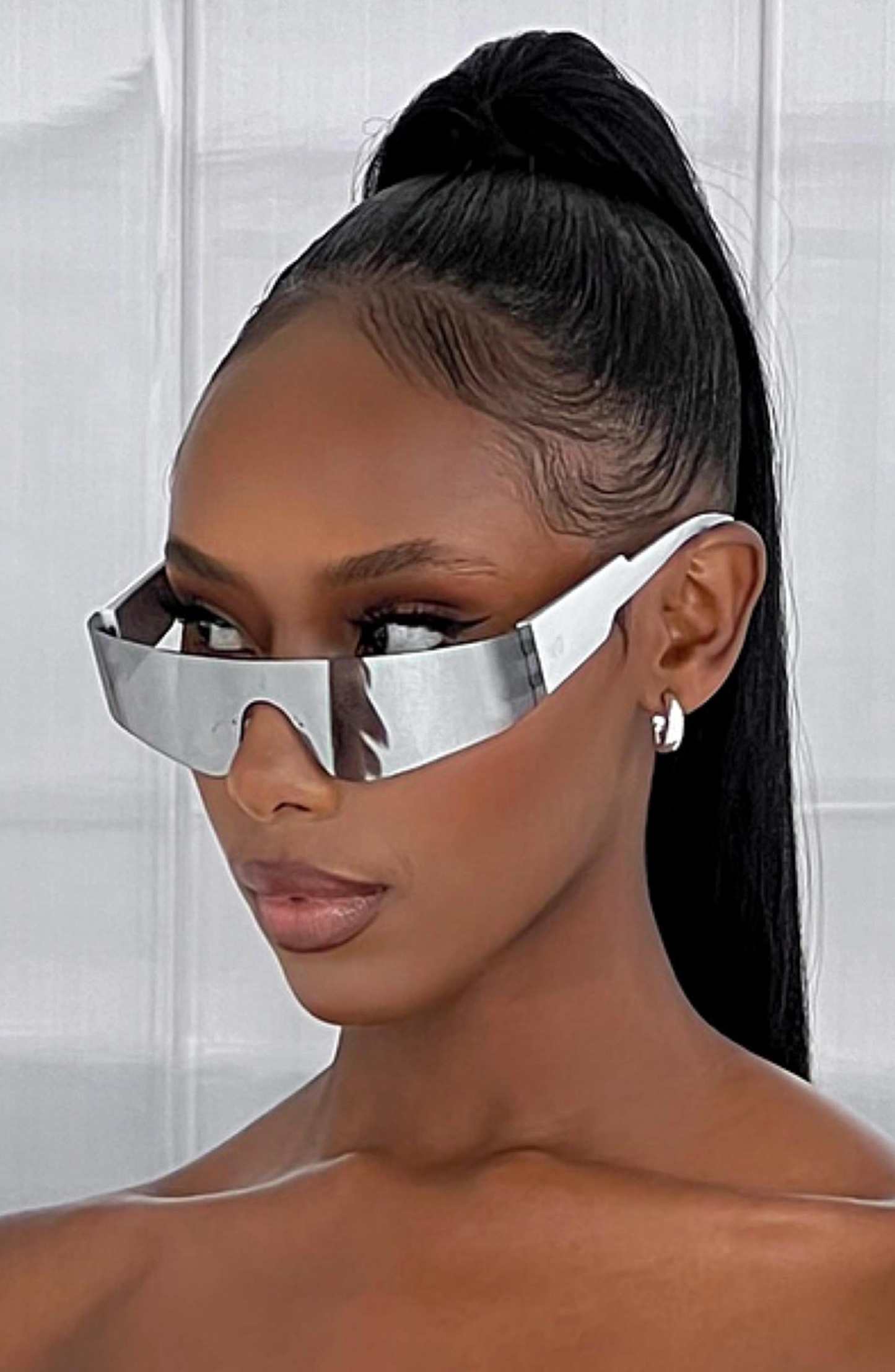 Amika Sunglasses - Silver-My Top Dress.All Rights Reserved