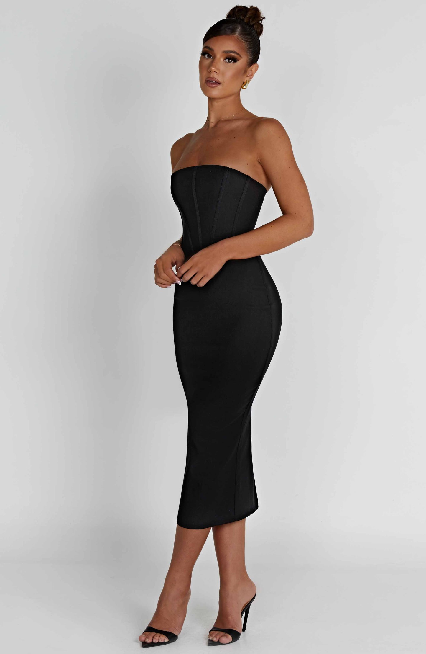 Amore Midi Dress - Black-My Top Dress.All Rights Reserved