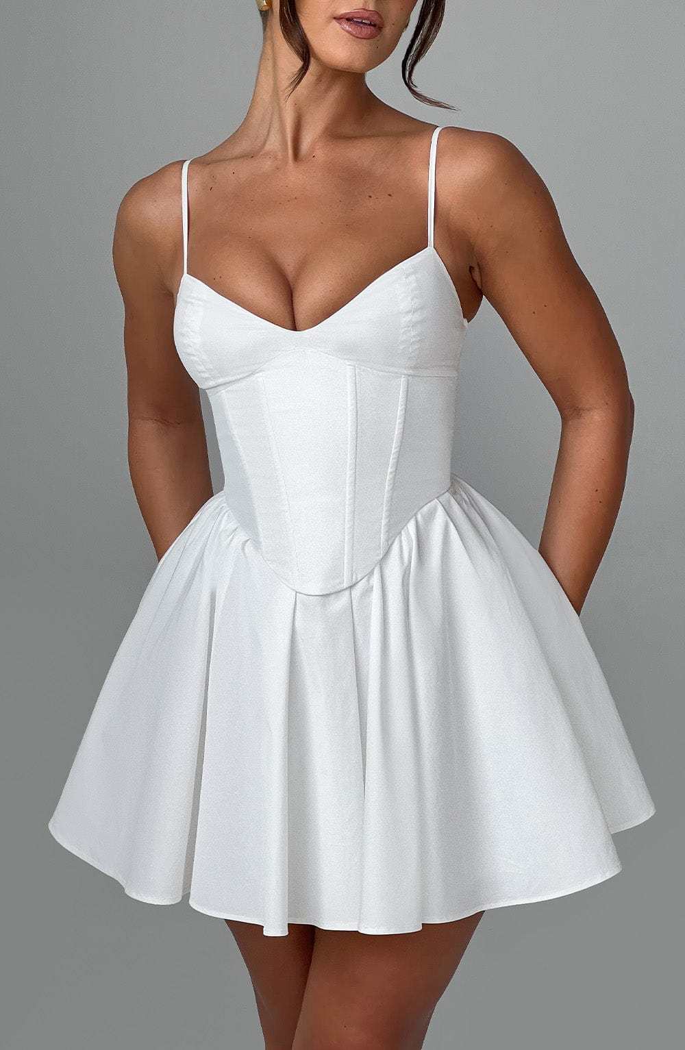 Analeigh Mini Dress - Ivory-My Top Dress.All Rights Reserved
