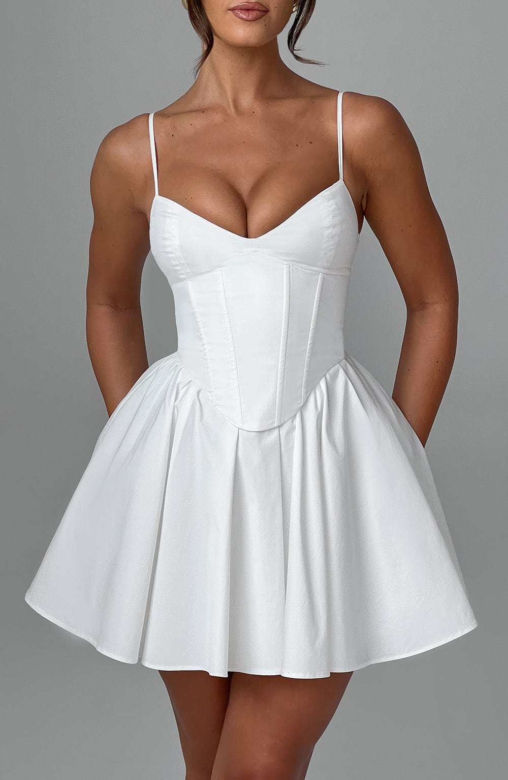 Analeigh Mini Dress - Ivory-My Top Dress.All Rights Reserved