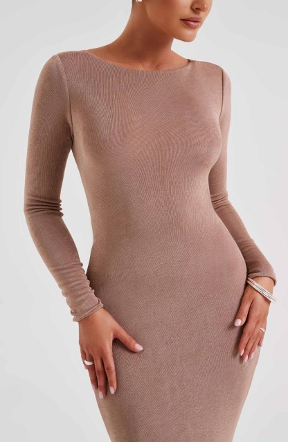 Anastassia Maxi Dress - Chocolate-My Top Dress.All Rights Reserved