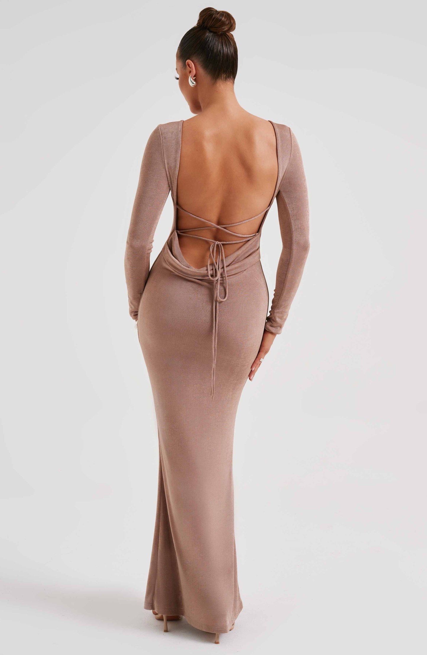 Anastassia Maxi Dress - Chocolate-My Top Dress.All Rights Reserved