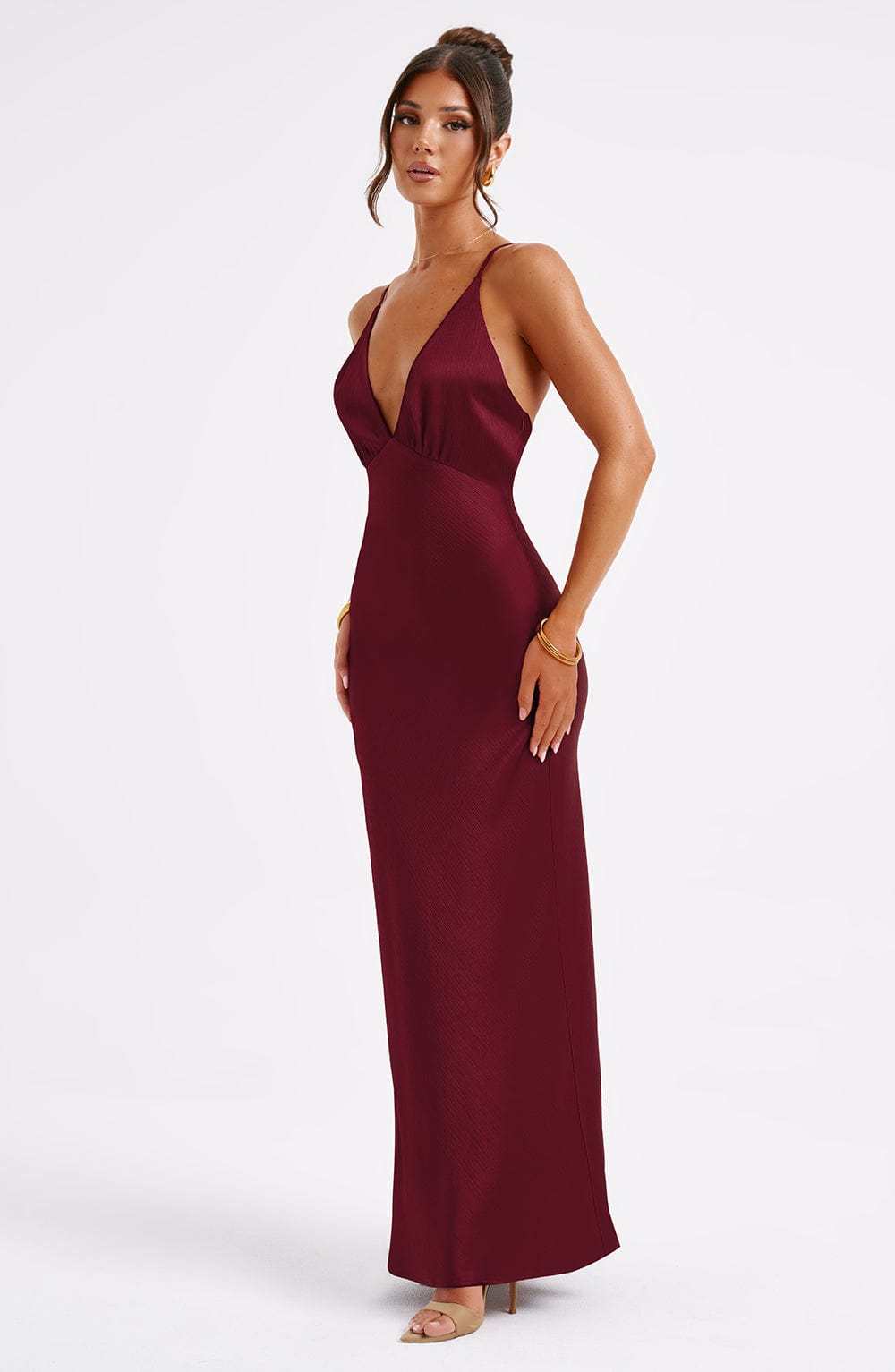 Anja Maxi Dress - Burgundy-My Top Dress.All Rights Reserved