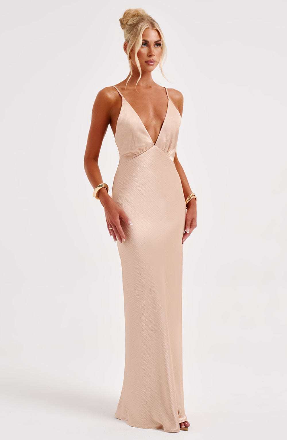 Anja Maxi Dress - Champagne-My Top Dress.All Rights Reserved
