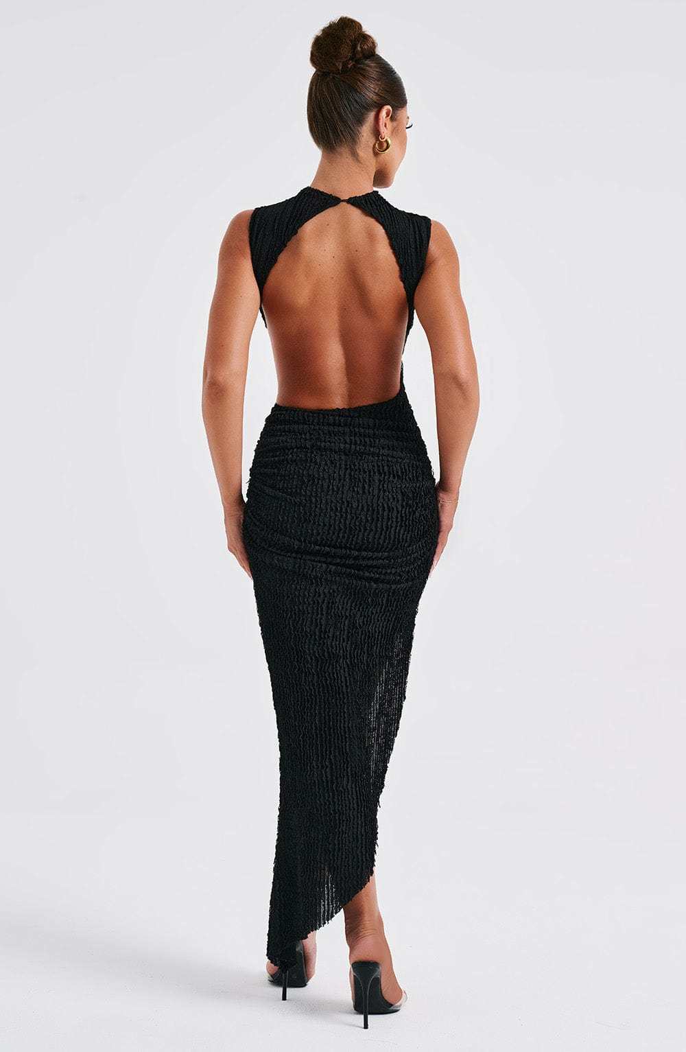 Aphrodite Midi Dress - Black-My Top Dress.All Rights Reserved