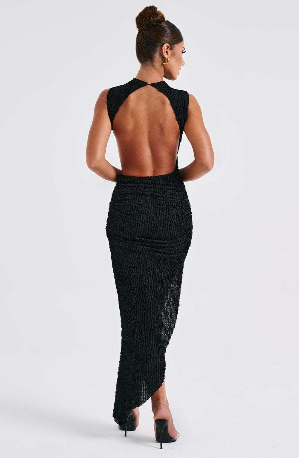 Aphrodite Midi Dress - Black-My Top Dress.All Rights Reserved