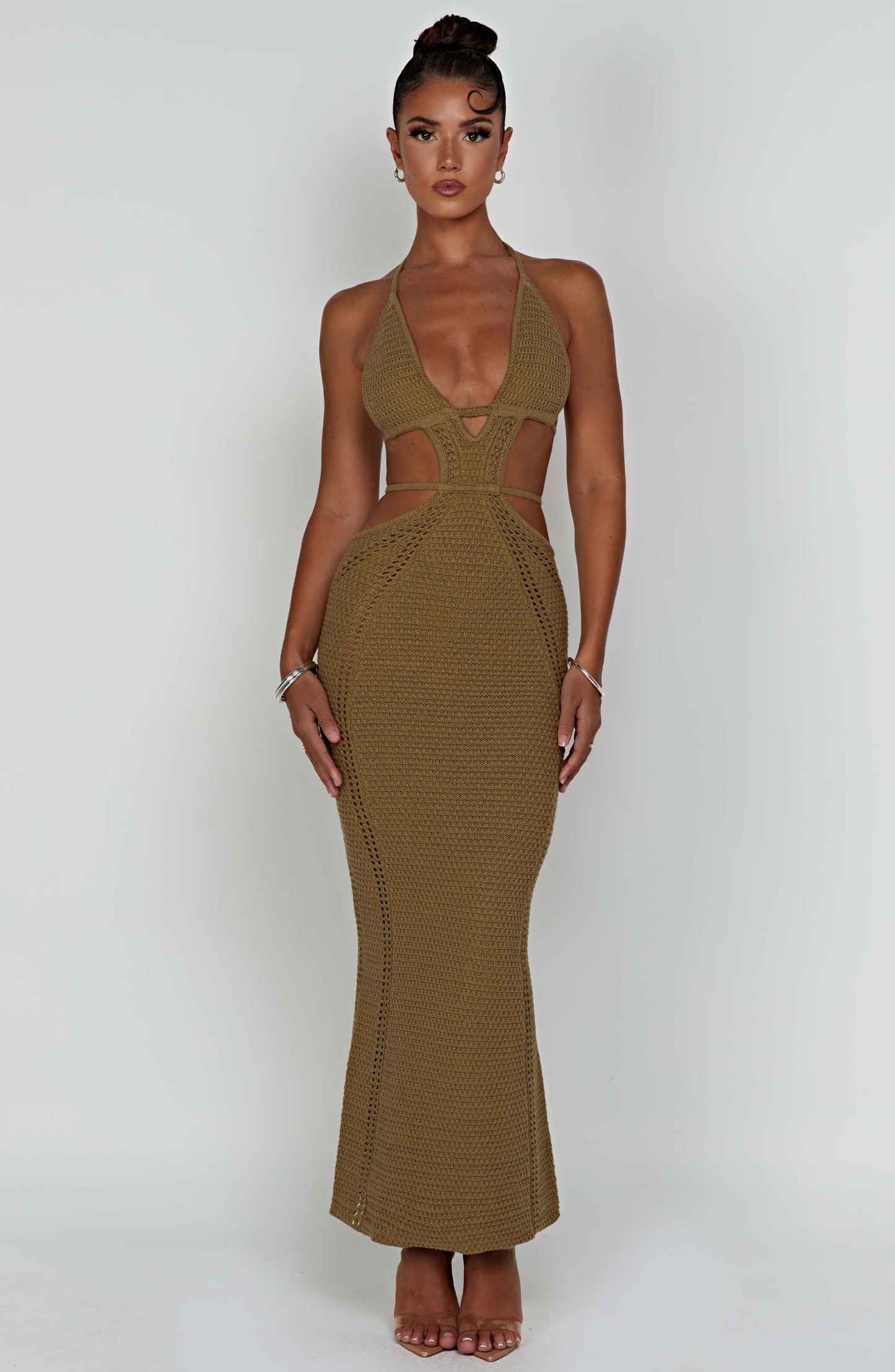 Arabella Maxi Dress - Khaki-My Top Dress.All Rights Reserved