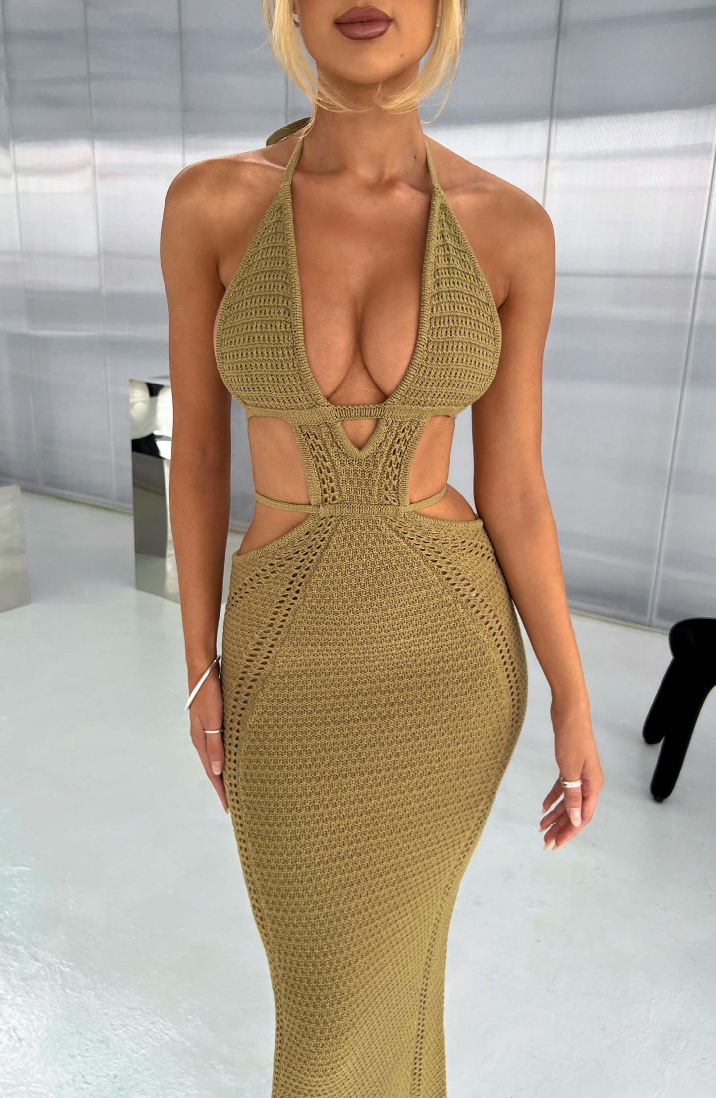 Arabella Maxi Dress - Khaki-My Top Dress.All Rights Reserved