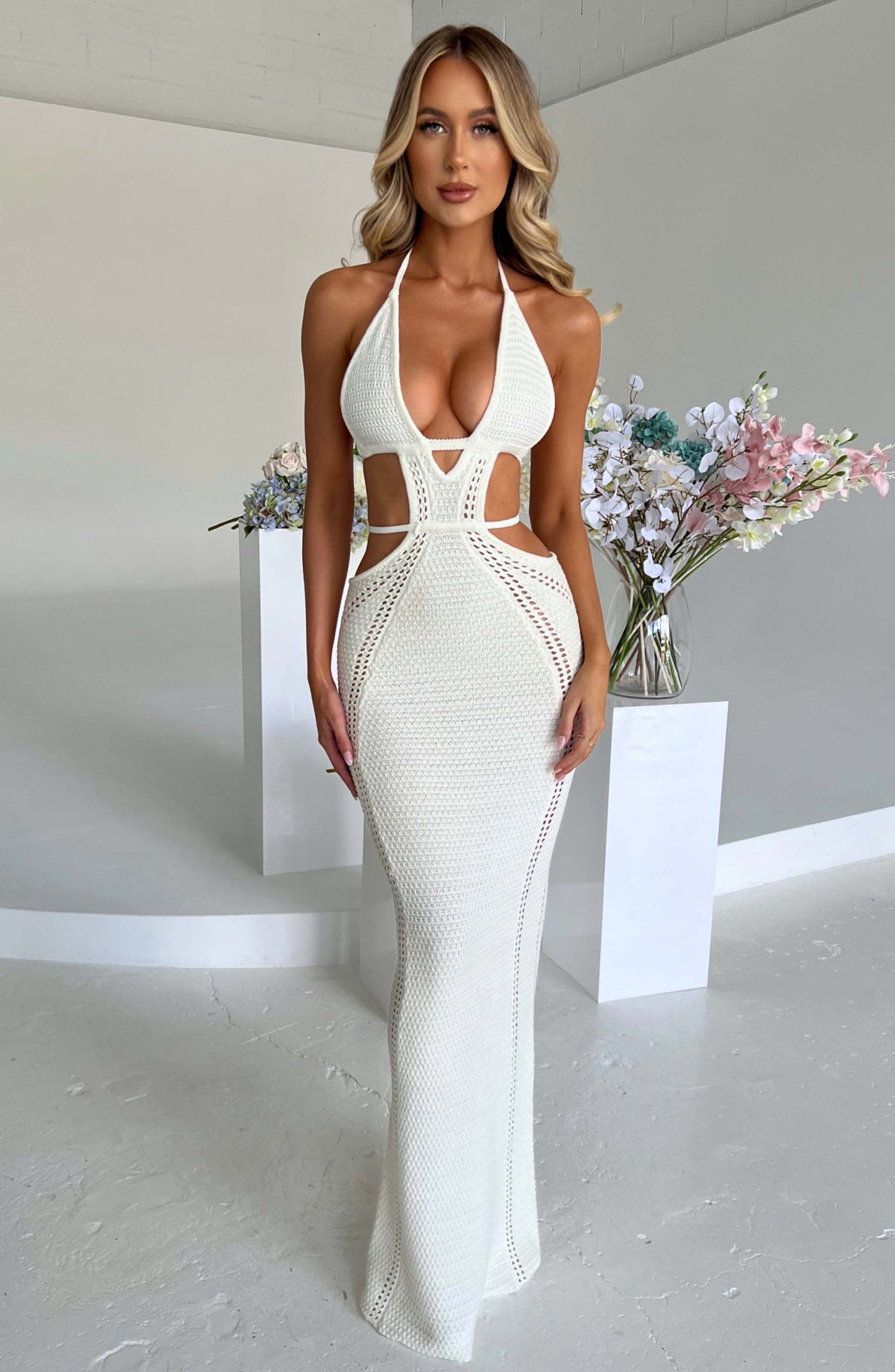 Arabella Maxi Dress - White-My Top Dress.All Rights Reserved