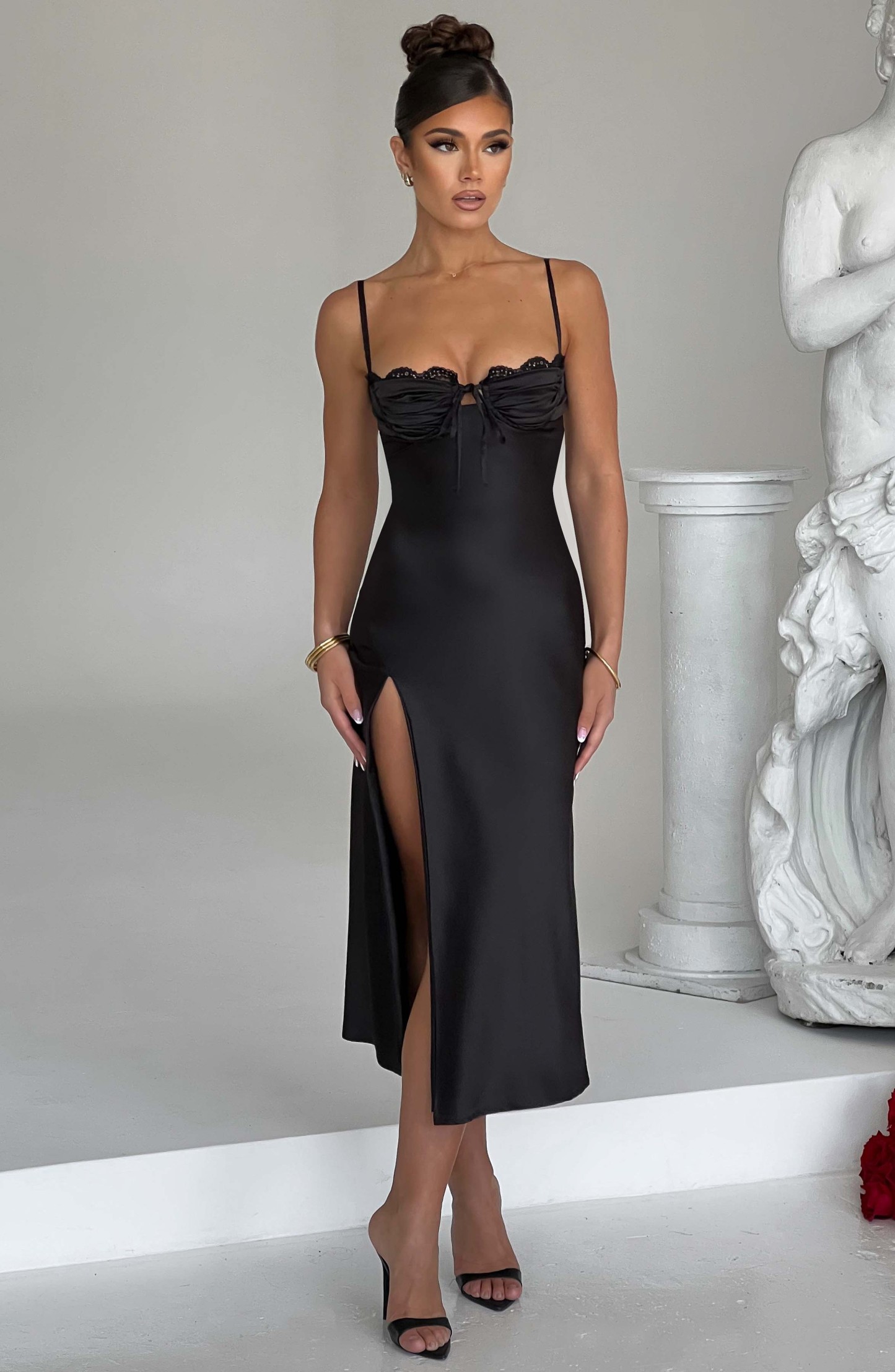 Ardelle Midi Dress - Black-My Top Dress.All Rights Reserved