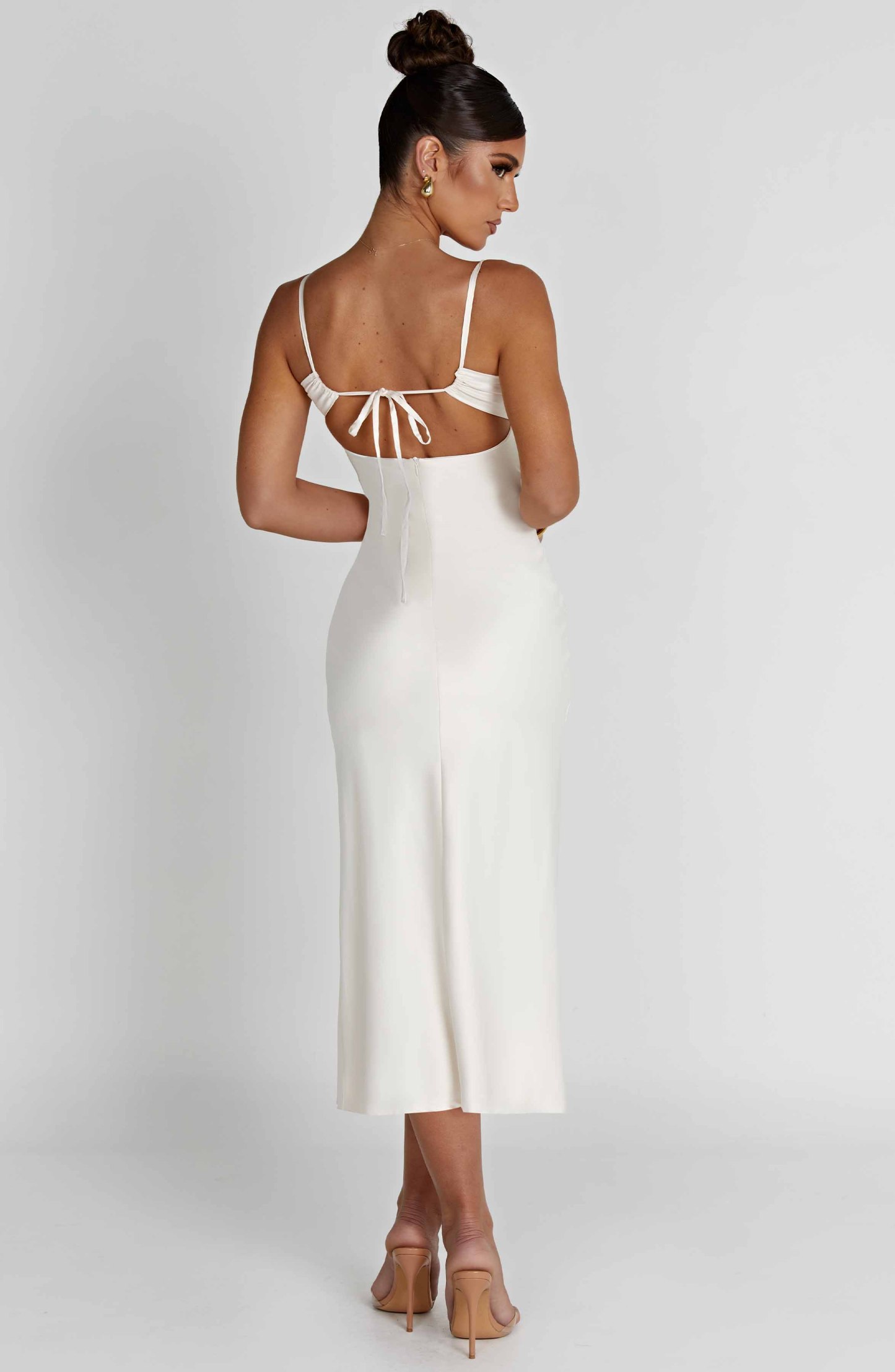 Ardelle Midi Dress - Ivory-My Top Dress.All Rights Reserved