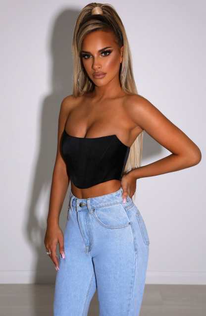 Arielle Corset - Black-My Top Dress.All Rights Reserved