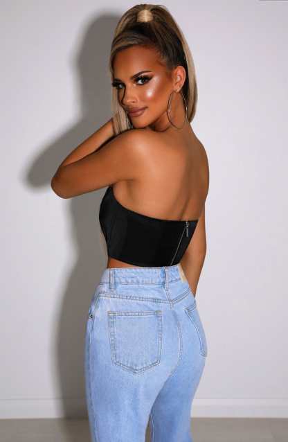 Arielle Corset - Black-My Top Dress.All Rights Reserved