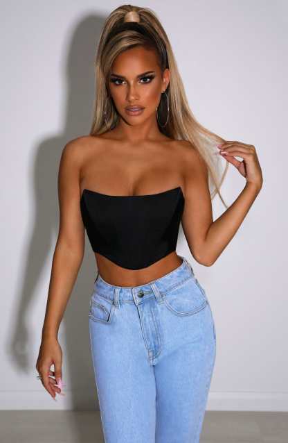 Arielle Corset - Black-My Top Dress.All Rights Reserved