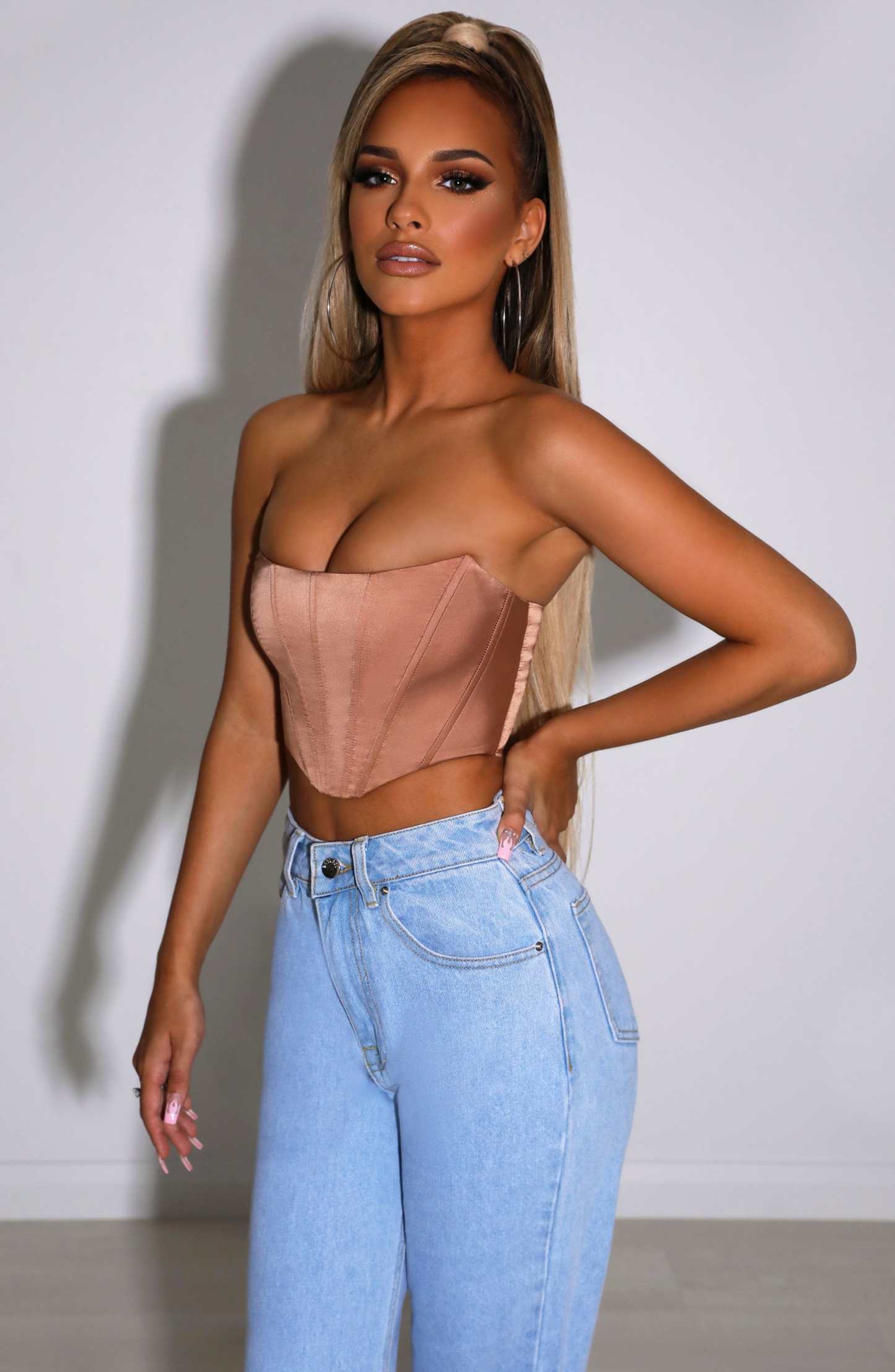 Arielle Corset - Bronze-My Top Dress.All Rights Reserved