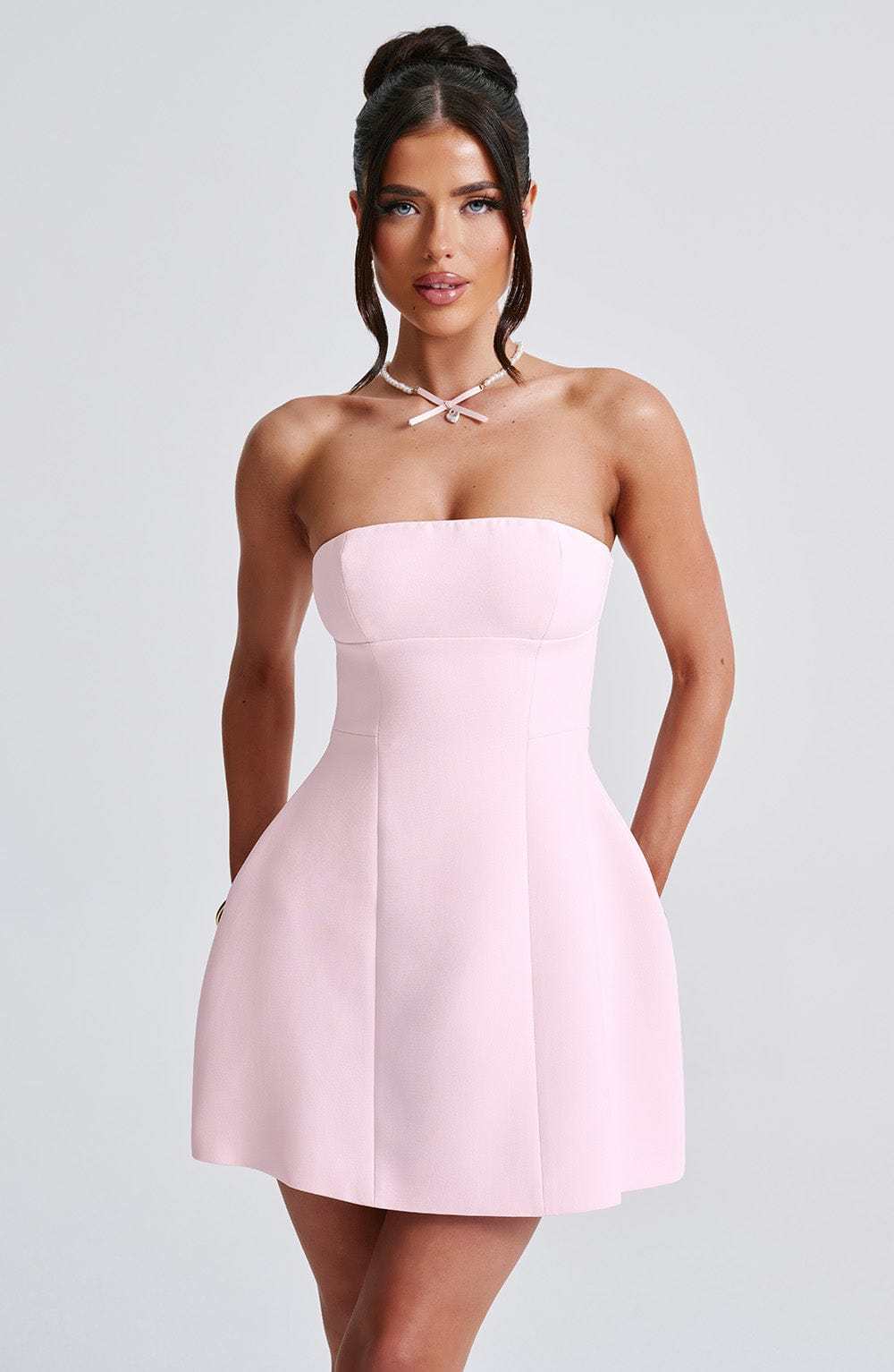 Asha Mini Dress - Blush-My Top Dress.All Rights Reserved
