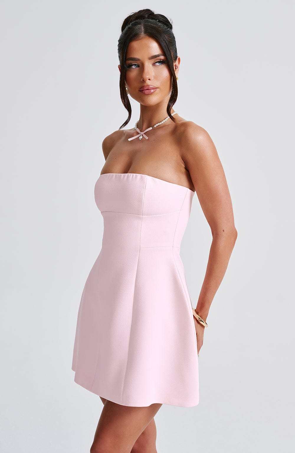 Asha Mini Dress - Blush-My Top Dress.All Rights Reserved