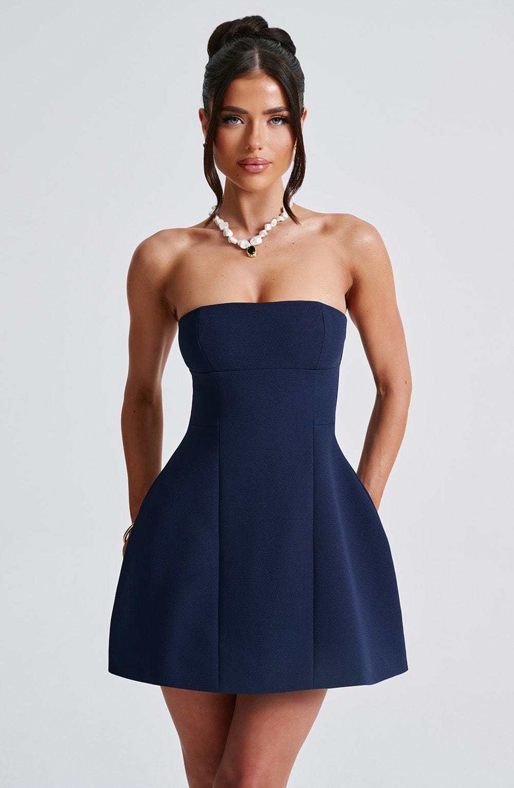 Asha Mini Dress - Navy-My Top Dress.All Rights Reserved