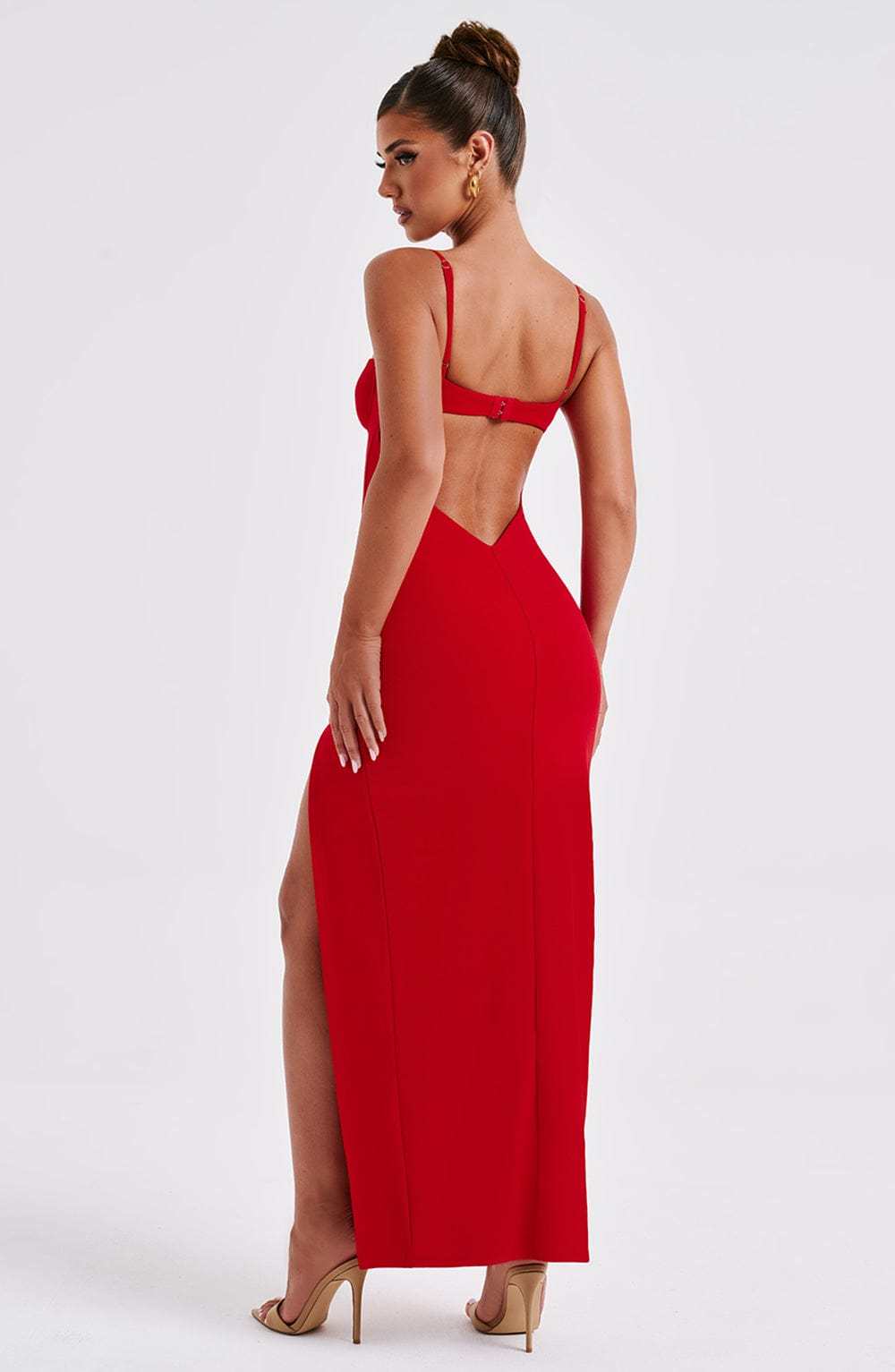 Asteria Maxi Dress - Red-My Top Dress.All Rights Reserved