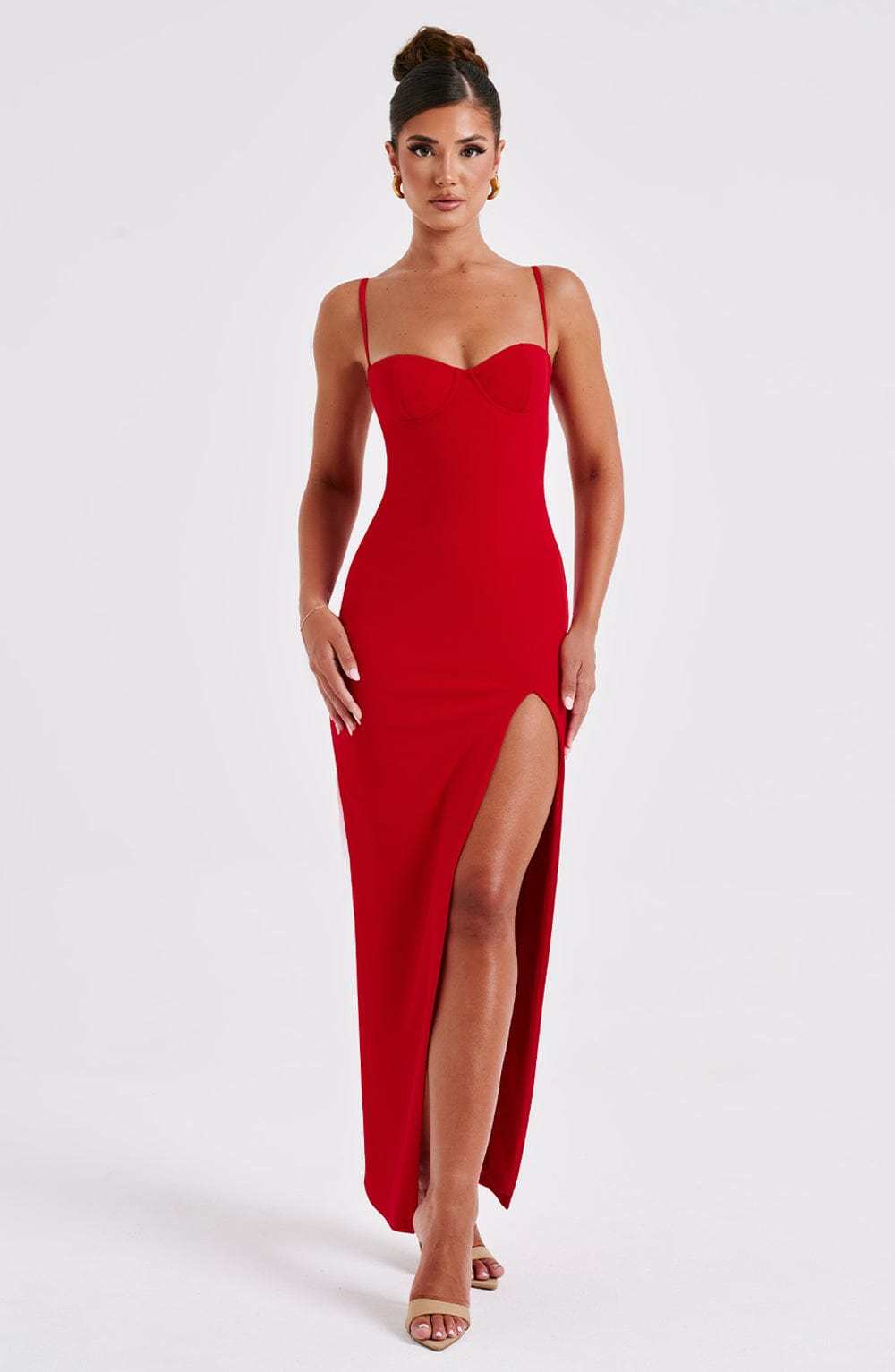 Asteria Maxi Dress - Red-My Top Dress.All Rights Reserved