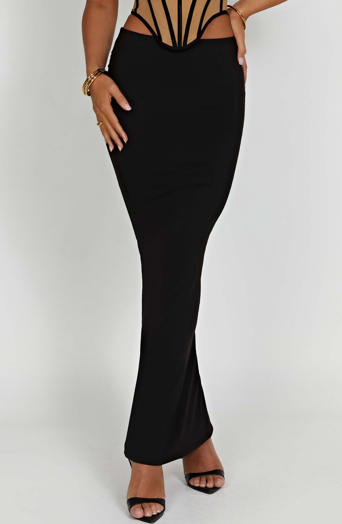 Astrid Maxi Skirt - Black-My Top Dress.All Rights Reserved